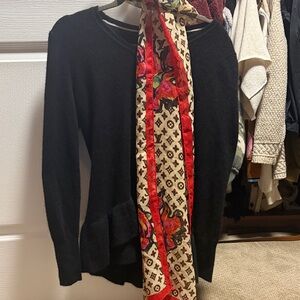 2ply Cashmere Black sweater